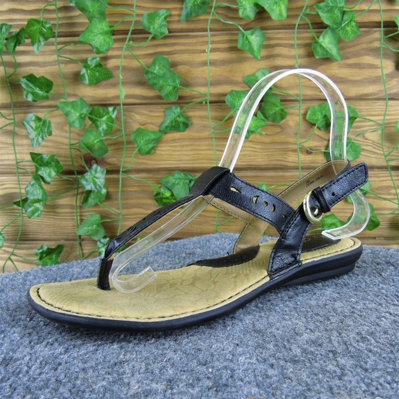 Born Women's Concept T-Strap Black Synthetic Sz 7 Medium ‎ Used 2025 - Picture 1 of 6